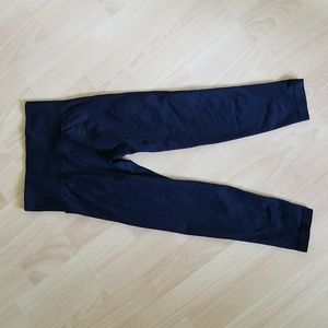 Pursue Fitness Black Crop Leggings Size XS Active Athletic Seamless Capri
